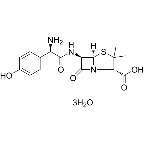 Amoxicillin trihydrate Structure